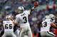 BALTIMORE, MD - NOVEMBER 11: Quarterback Carson Palmer #3 of the Oakland Raiders throws a pass against the Baltimore Ravens at M&T Bank Stadium on November 11, 2012 in Baltimore, Maryland. (Photo by Rob Carr/Getty Images)