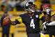 PITTSBURGH, PA - NOVEMBER 12: Byron Leftwich #4 of the Pittsburgh Steelers throws a third quarter pass while playing the Kansas City Chiefs at Heinz Field on November 12, 2012 in Pittsburgh, Pennsylvania. Pittsburgh won the game 16-13 in overtime. (Photo by Gregory Shamus/Getty Images)