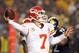 The Chiefs must cautiously use the passing game to take some pressure off the running game in the second half.