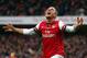 LONDON, ENGLAND - NOVEMBER 10: Lukas Podolski of Arsenal celebrates his goal during the Barclays Premier League match between Arsenal and Fulham at Emirates Stadium on November 10, 2012 in London, England. (Photo by Clive Rose/Getty Images,)