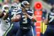 SEATTLE, WA - NOVEMBER 11: Quarterback Russell Wilson #3 of the Seattle Seahawks throws in the first quarter against the New York Jets at CenturyLink Field on November 11, 2012 in Seattle, Washington. Seattle defeated New York Jets 28-7. (Photo by Kevin Casey/Getty Images)