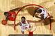 BLOOMINGTON, IN - NOVEMBER 15: Christian Watford #2 of the Indiana Hoosiers goes for a rebound against Terrance Motley #24 of the Sam Houston State Bearkats during the game at Assembly Hall on November 15, 2012 in Bloomington, Indiana. The Hoosiers won 99-45. (Photo by Joe Robbins/Getty Images)