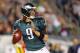 PHILADELPHIA, PA - NOVEMBER 11: Quarterback Nick Foles #9 of the Philadelphia Eagles looks to pass against the Dallas Cowboys at Lincoln Financial Field on November 11, 2012 in Philadelphia, Pennsylvania. (Photo by Rich Schultz /Getty Images)