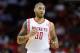 Oct 17, 2012; Houston, TX, USA; Houston Rockets forward Royce White (30) runs up court against the Memphis Grizzlies during the fourth quarter at the Toyota Center. The Rockets won 109-102. Mandatory Credit: Thomas Campbell-US PRESSWIRE