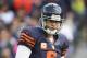 CHICAGO, IL - OCTOBER 28: Jay Cutler #6 of the Chicago Bears reacts while playing the Carolina Panthers on October 28, 2012 at Soldier Field in Chicago, Illinois. The Bears defeated the Panthers 23-22. (Photo by John Gress/Getty Images)