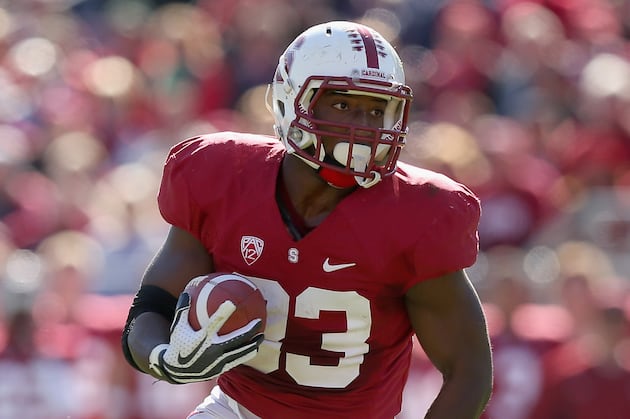 Stepfan Taylor Running into Stanford Football Record Books