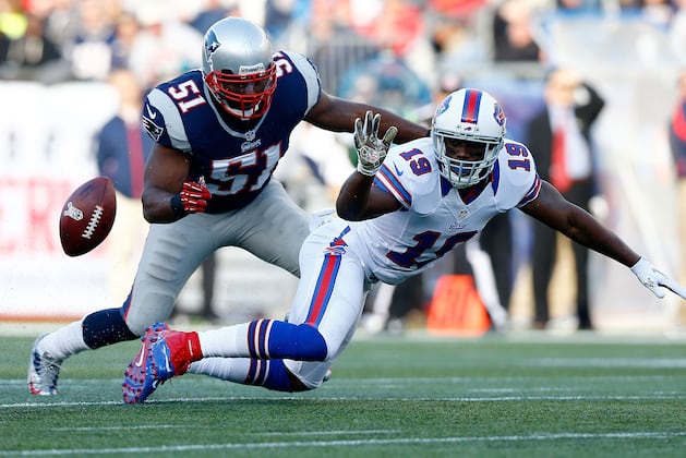 LB Jerod Mayo Fined $10K for Hit vs Bills