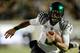 BERKELEY, CA - NOVEMBER 10: Quarterback Marcus Mariota #8 of the Oregon Ducks scrambles with the ball against the California Golden Bears in the second quarter of an NCAA College football game at California Memorial Stadium on November 10, 2012 in Berkeley, California. (Photo by Thearon W. Henderson/Getty Images)