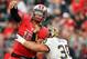 PISCATAWAY, NJ - OCTOBER 27: Gary Nova #15 of the Rutgers Scarlet Knights is tackled by Luke Batton #30 of the Kent State Golden Flashes at High Point Solutions Stadium on October 27, 2012 in Piscataway, New Jersey. (Photo by Alex Trautwig/Getty Images)