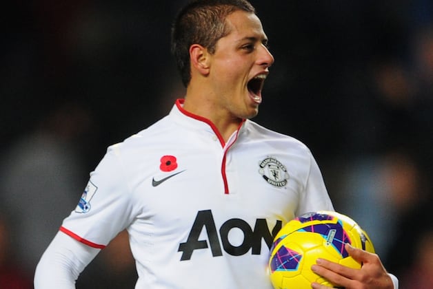 Chicharito Starts; Rooney out with Injury