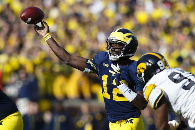 Devin Gardner is getting the job done against Iowa.