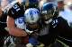 JACKSONVILLE, FL - NOVEMBER 04: Mikel Leshoure #25 of the Detroit Lions is tackled by Paul Posluszny #51 and Aaron Ross #31 of the Jacksonville Jaguars during the game at EverBank Field on November 4, 2012 in Jacksonville, Florida. (Photo by Sam Greenwood/Getty Images)