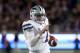 November 10, 2012; Dallas, TX, USA; Kansas State Wildcats quarterback Collin Klein (7) rushes for a touchdown against the TCU Horned Frogs in the third quarter at Amon G. Carter Stadium. Kansas State won beating TCU 23-10. Mandatory Credit: Jim Cowsert-US PRESSWIRE