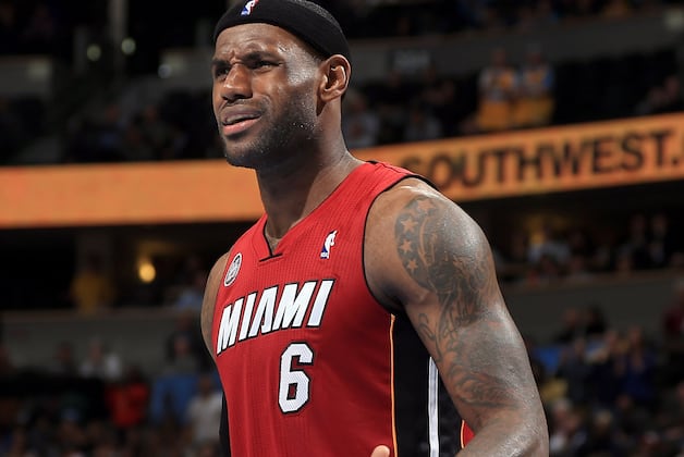 LeBron In; D-Wade out Tonight