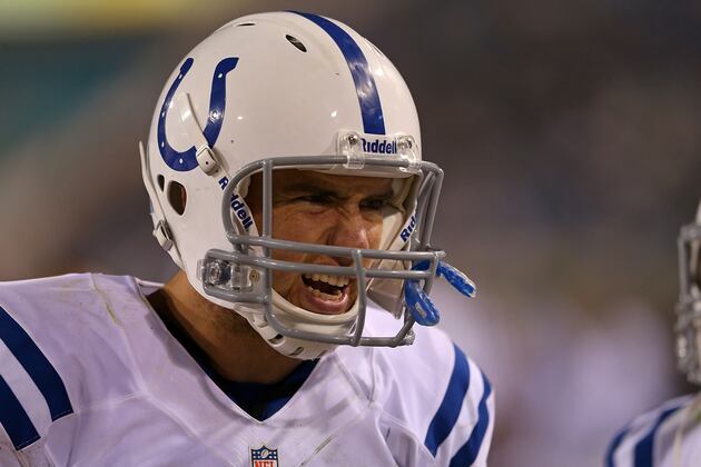 Andrew Luck: Colts Rookie QB Would Join MVP Race with Win over Patriots