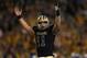 WACO, TX - NOVEMBER 17: Nick Florence #11 of the Baylor Bears celebrates a touchdown against the Kansas State Wildcats at Floyd Casey Stadium on November 17, 2012 in Waco, Texas. (Photo by Ronald Martinez/Getty Images)