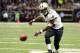 NEW ORLEANS, LA - OCTOBER 07: Darren Sproles #43 of the New Orleans Saints misses a catch during the game against the San Diego Chargers at Mercedes-Benz Superdome on October 7, 2012 in New Orleans, Louisiana. (Photo by Harry How/Getty Images)