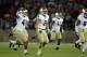 STANFORD, CA - NOVEMBER 26: Bennett Jackson #2 of the Notre Dame Fighting Irish celebrates after recovering a fumble against the Stanford Cardinal at Stanford Stadium on November 26, 2011 in Stanford, California. (Photo by Ezra Shaw/Getty Images)