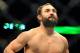 Nov 17, 2012; Montreal, QC, Canada; Johny Hendricks reacts after knocking out Martin Kampmann (not pictured) during first round action of their Welterweight bout at UFC 154 at the Bell Centre. Mandatory Credit: Eric Bolte-US PRESSWIRE