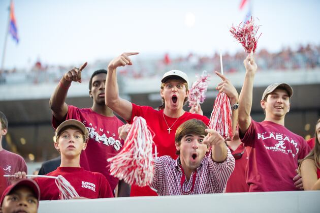 Tide Players, Fans React to Shocking Upsets by Celebrating in Streets
