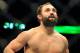 Nov 17, 2012; Montreal, QC, Canada; Johny Hendricks reacts after knocking out Martin Kampmann (not pictured) during first round action of their Welterweight bout at UFC 154 at the Bell Centre. Mandatory Credit: Eric Bolte-US PRESSWIRE
