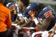AUBURN, AL - NOVEMBER 10: Linebacker Jonathan Evans #35 of the Auburn Tigers reacts on the bench during their game against the Georgia Bulldogs on November 10, 2012 at Jordan-Hare Stadium in Auburn, Alabama. Georgia defeated Auburn 38-0 and clinched the SEC East division. (Photo by Michael Chang/Getty Images)