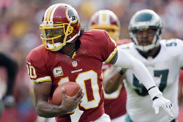 Redskins' RG3 Is Tough to Tackle