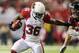 November 18, 2012; Atlanta, GA, USA; Arizona Cardinals running back LaRod Stephens-Howling (36) runs after a catch in the first half against the Atlanta Falcons at the Georgia Dome. Mandatory Credit: Daniel Shirey-US PRESSWIRE