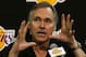 EL SEGUNDO, CA - NOVEMBER 15: Mike D'Antoni gestures as he speaks at a press confernece introducing him as the new Los Angeles Lakers head coach on November 15. 2012 at the Lakers practice facility at the Toyota Sports Center in El Segundo, California. NOTE TO USER: User expressly acknowledges and agrees that, by downloading and or using this photograph, User is consenting to the terms and conditions of the Getty Images License Agreement. (Photo by Stephen Dunn/Getty Images)