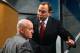 OTTAWA, ON - JUNE 20: NHL commissioner, Gary Bettman speaks with Deputy Commissioner Bill Daly during the 2008 NHL Entry Draft at Scotiabank Place on June 20, 2008 in Ottawa, Ontario, Canada. (Photo by Bruce Bennett/Getty Images)