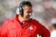 EAST LANSING, MI - SEPTEMBER 29: Head coach Urban Meyer of the Ohio State Buckeyes looks on while playing the Michigan State Spartans at Spartan Stadium on September 29, 2012 in East Lansing, Michigan. (Photo by Gregory Shamus/Getty Images)