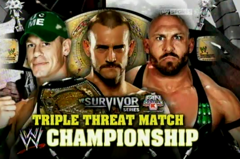 Image result for Survivor Series 2012 - John Cena vs CM Punk vs Ryback