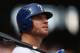 Sep 27, 2012; Arlington, TX, USA; Texas Rangers outfieder Josh Hamilton prior to his at bat in the eighth inning against the Oakland Athletics at Rangers Ballpark. Mandatory Credit: Matthew Emmons-US PRESSWIRE
