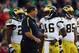 Brady Hoke and Denard Robinson