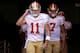 GLENDALE, AZ - DECEMBER 11: Quarterback Alex Smith #11 of the San Francisco 49ers leads teammates out onto the field before the NFL game against the Arizona Cardinals at the University of Phoenix Stadium on December 11, 2011 in Glendale, Arizona. (Photo by Christian Petersen/Getty Images)
