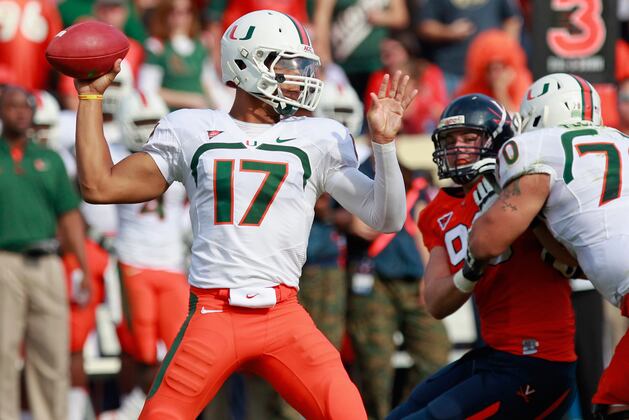 UM's Stephen Morris Ties Gino Torretta's Record Despite Depleted Lineup