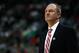 PITTSBURGH, PA - MARCH 17: Head coach Thad Matta of the Ohio State Buckeyes looks on in the first half against the Gonzaga Bulldogs during the third round of the 2012 NCAA Men's Basketball Tournament at Consol Energy Center on March 17, 2012 in Pittsburgh, Pennsylvania. (Photo by Jared Wickerham/Getty Images)