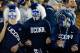EAST HARTFORD, CT - NOVEMBER 09: University of Connecticut Huskies fans cheer on their team against the University of Pittsburgh Panthers during the game on November 9, 2012 at Rentschler Field in East Hartford, Connecticut. (Photo by Jared Wickerham/Getty Images)
