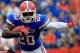 GAINESVILLE, FL - NOVEMBER 17: Omarius Hines #20 of the Florida Gators runs for yardage during the game against the Jacksonville State Gamecocks at Ben Hill Griffin Stadium on November 17, 2012 in Gainesville, Florida. (Photo by Sam Greenwood/Getty Images)