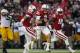 Nov 17, 2012; Lincoln, NE, USA; Nebraska Cornhuskers quarterback Taylor Martinez (3) runs against the Minnesota Golden Gophers at Memorial Stadium in the second half. Nebraska won 38-14. Mandatory Credit: Bruce Thorson-US PRESSWIRE
