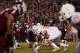 COLLEGE STATION, TX - NOVEMBER 24: Patrick Lewis #61 of the Texas A&M Aggies prepares to snap the ball against the Texas Longhorns in the second half of a game at Kyle Field on November 24, 2011 in College Station, Texas. (Photo by Darren Carroll/Getty Images)
