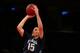NEW YORK, NY - NOVEMBER 16: Ryan Arcidiacono #15 of the Villanova Wildcats takes a shot as Carl Engstrom #4 of the Alabama Crimson Tide defends during the 2012 2K Sports Classic on November 16, 2012 at Madison Square Garden in New York City. (Photo by Elsa/Getty Images)