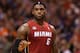 PHOENIX, AZ - NOVEMBER 17: LeBron James #6 of the Miami Heat during the NBA game against the Phoenix Suns at US Airways Center on November 17, 2012 in Phoenix, Arizona. The Heat defeated the Suns 97-88. NOTE TO USER: User expressly acknowledges and agrees that, by downloading and or using this photograph, User is consenting to the terms and conditions of the Getty Images License Agreement. (Photo by Christian Petersen/Getty Images)