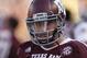 Nov 17, 2012; College Station, TX, USA; Texas A&M Aggies quarterback Johnny Manziel (2) looks at the field against the Sam Houston State Bearkats during the first half at Kyle Field. Mandatory Credit: Thomas Campbell-US PRESSWIRE