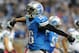 DETROIT - OCTOBER 28: Wide receiver Titus Young #16 of the Detroit Lions celebrates after a touchdown in the fourth quarter against the Seattle Seahawks October 28, 2012 at Ford Field in Detroit, Michigan. The Lions won 28 - 24. (Photo by Al Messerschmidt/Getty Images)