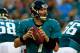JACKSONVILLE, FL - AUGUST 30: Chad Henne #7 of the Jacksonville Jaguars looks to pass during a preseason game against the Atlanta Falcons at EverBank Field on August 30, 2012 in Jacksonville, Florida. (Photo by Sam Greenwood/Getty Images)