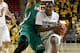 November 18, 2012; Tempe, AZ, USA; Arizona State Sun Devils guard Jahii Carson (1) drives on Florida A&M Rattlers guard Walter Davis (33) in the second half at Wells Fargo. The Sun Devils defeated the Rattlers 97-70. Mandatory Credit: Rick Scuteri-US PRESSWIRE