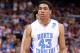 ST LOUIS, MO - MARCH 25: James Michael McAdoo #43 of the North Carolina Tar Heels looks on against the Kansas Jayhawks during the 2012 NCAA Men's Basketball Midwest Regional Final at Edward Jones Dome on March 25, 2012 in St Louis, Missouri. Kansas won 80-67. (Photo by Andy Lyons/Getty Images)