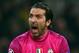 TURIN, ITALY - NOVEMBER 20: Gianluigi Buffon of Juventus celebrates after Juventus score their second goal during the UEFA Champions League Group E match between Juventus and Chelsea at the Juventus Arena on November 20, 2012 in Turin, Italy. (Photo by Clive Rose/Getty Images)