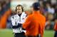 AUBURN, AL - NOVEMBER 10: Head coach Gene Chizik of the Auburn Tigers reacts on the sideline during their game against the Georgia Bulldogs on November 10, 2012 at Jordan-Hare Stadium in Auburn, Alabama. Georgia defeated Auburn 38-0 and clinched the SEC East division. (Photo by Michael Chang/Getty Images)